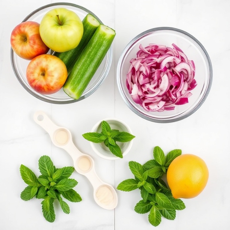 Apple cucumber salad ingredients