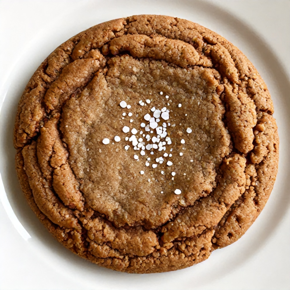 Brown Butter Coffee Toffee Cookies with Sea Salt