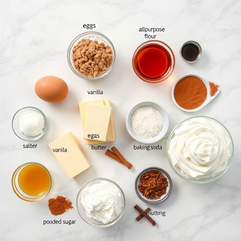 Brown Sugar Chai Cake Ingredients