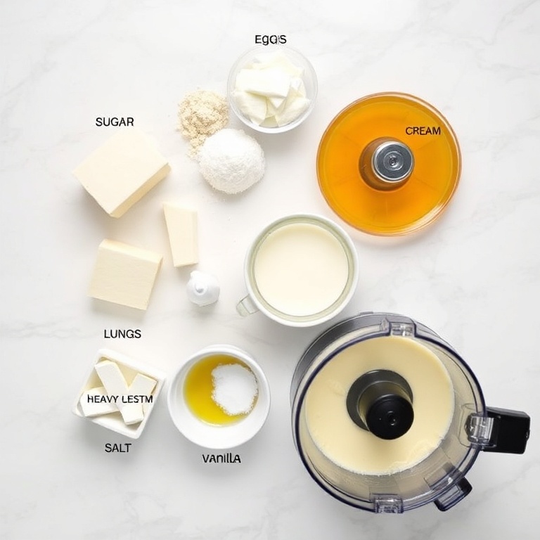 Burnt Basque Cheesecake Ingredients