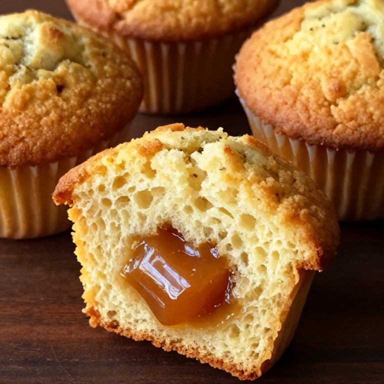 Caramelized Rhubarb Muffins