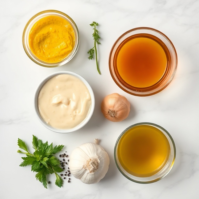 Raw Ingredients for Creamy Ají Amarillo Chicken