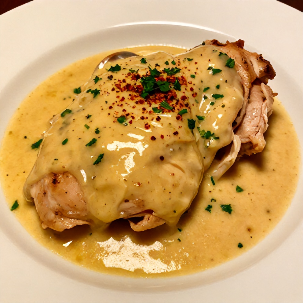 Plated Creamy Boursin Chicken