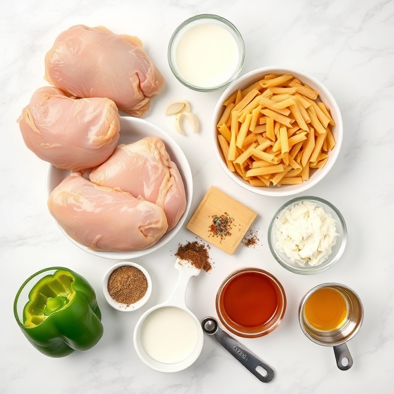 Cajun Chicken Pasta Ingredients