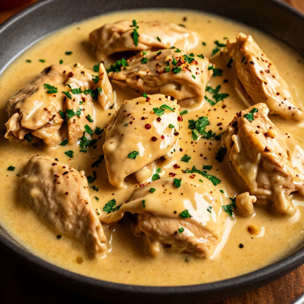 Creamy Crockpot Marry Me Chicken Final Dish