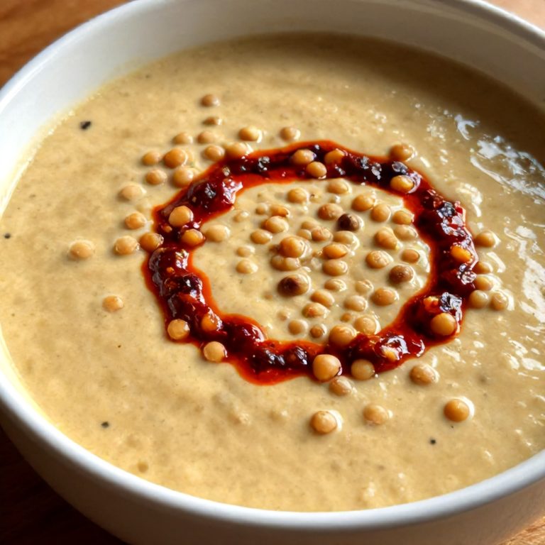 Creamy Moroccan Harissa Lentil Soup