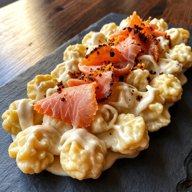 creamy smoked salmon gnocchi