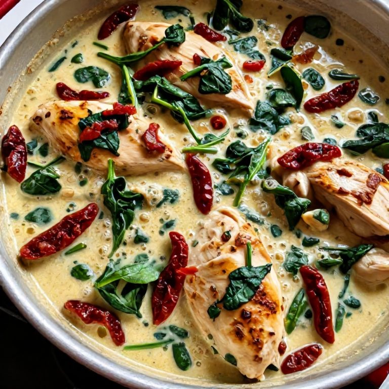 creamy sun-dried tomato chicken skillet