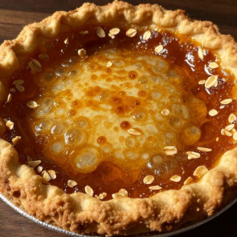 burnt honey pie