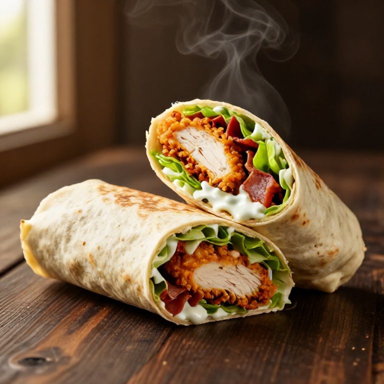 Crispy Chicken Bacon Ranch Wrap