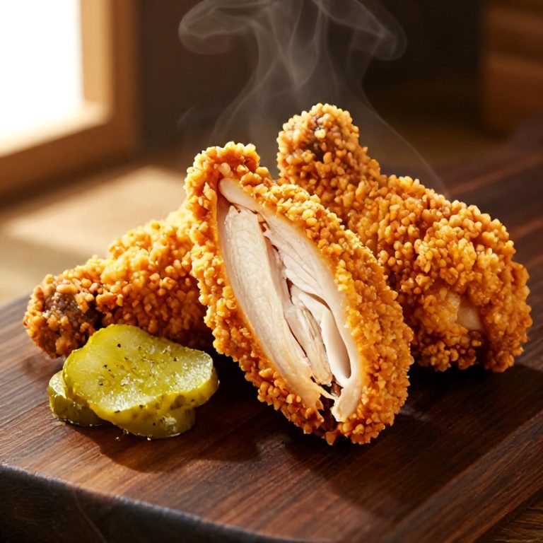 crispy dill pickle parmesan chicken