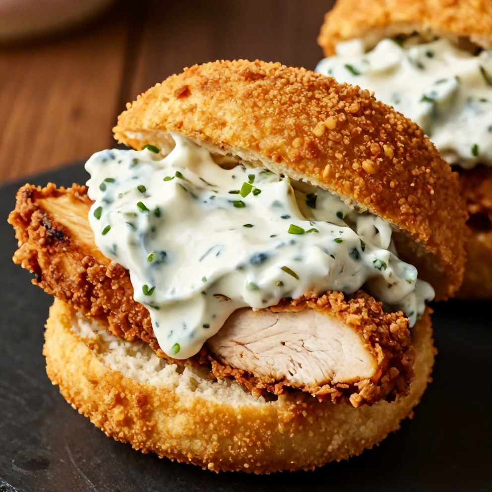 Greek chicken burgers