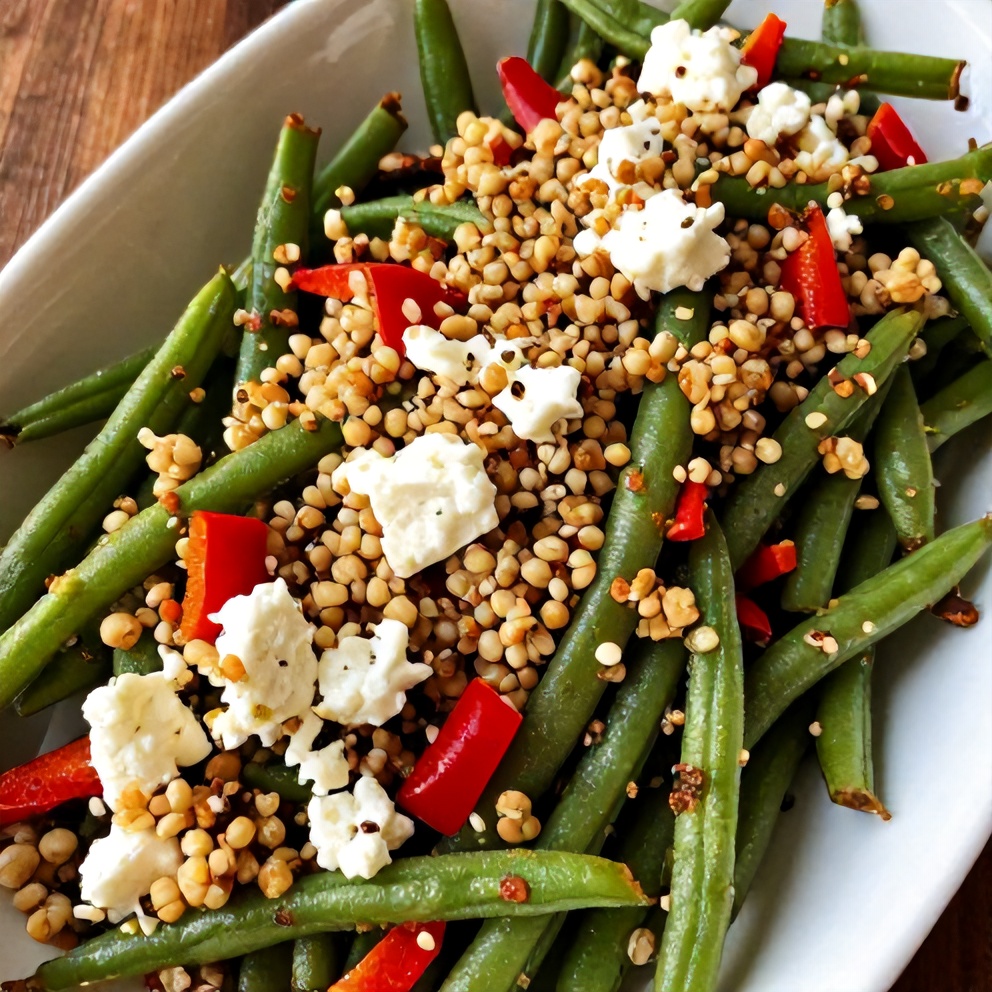 green bean quinoa salad