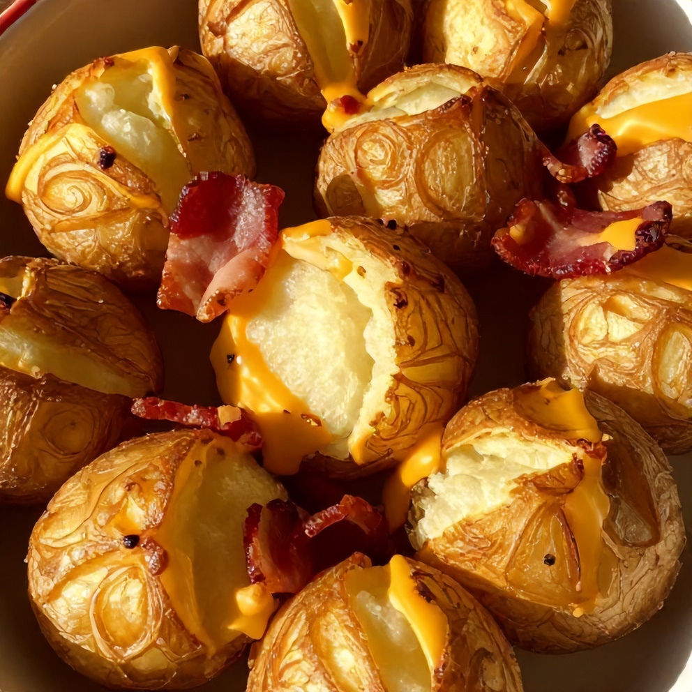 Crispy Loaded Baked Potatoes