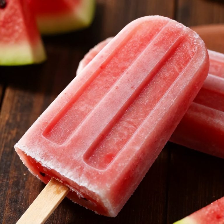 Watermelon Coconut Popsicles