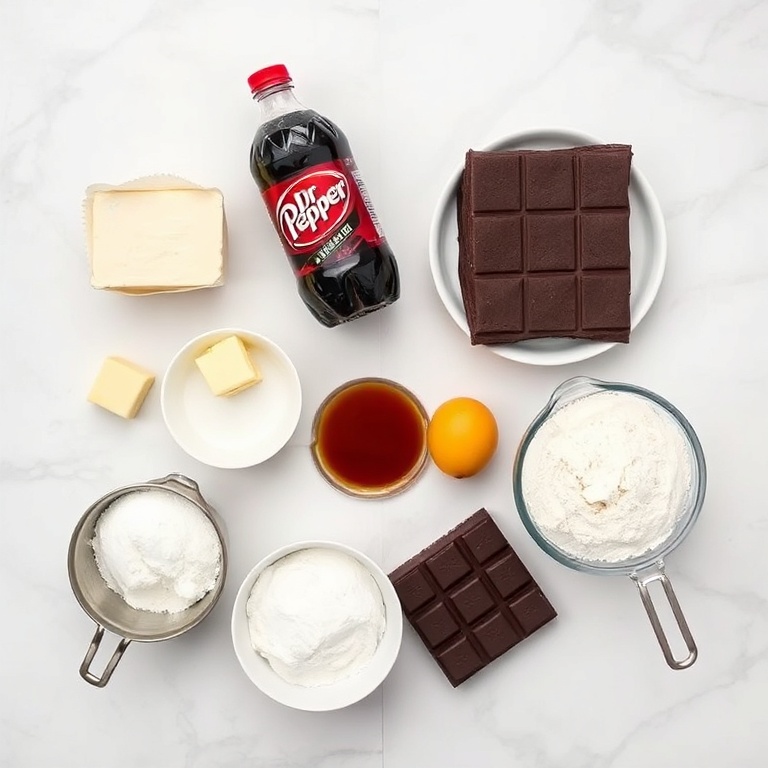 Dr Pepper Brownies Ingredients