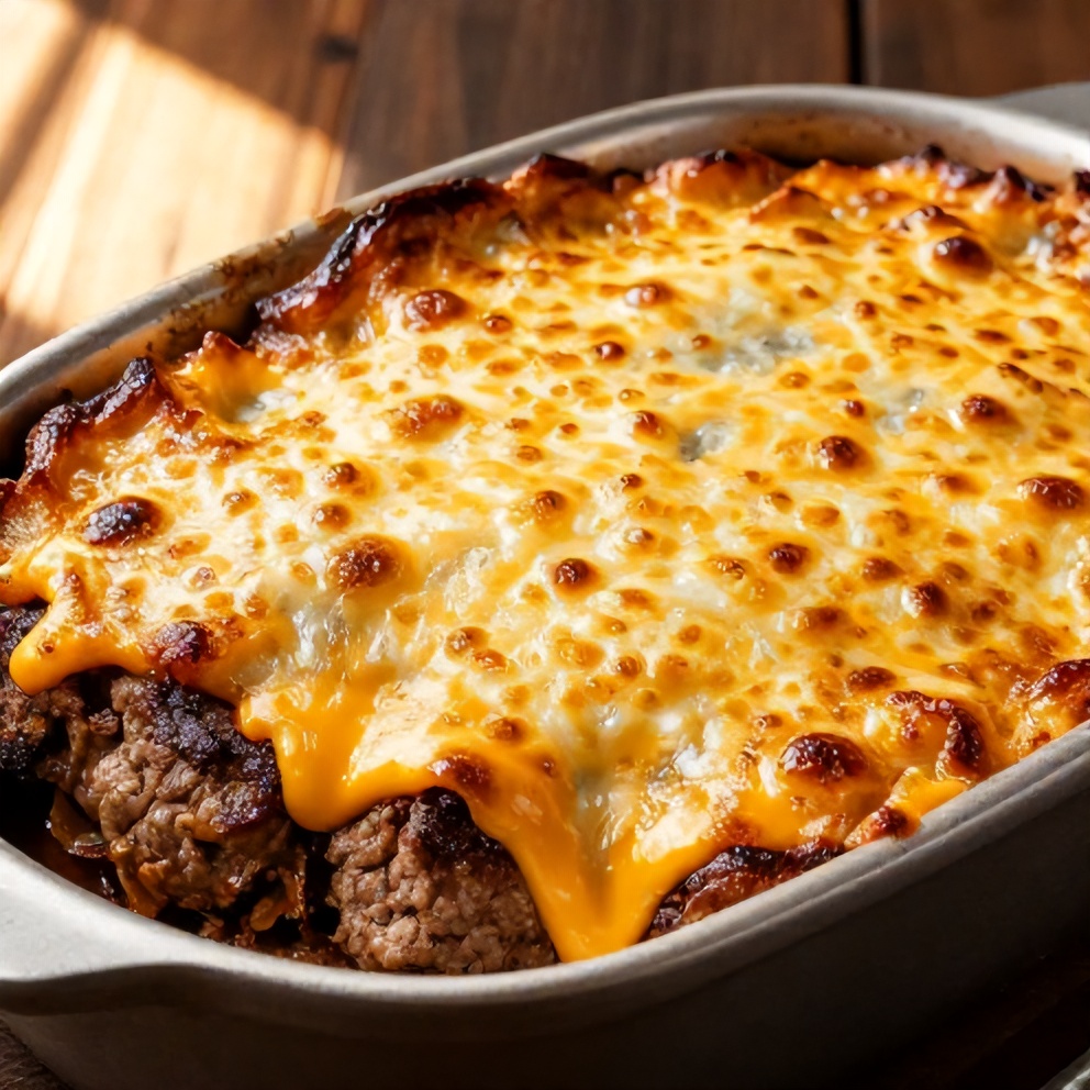 Easy Amish Hamburger Steak Bake