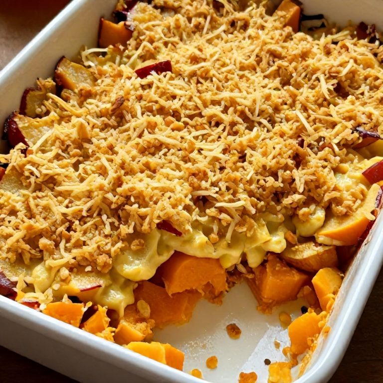 Easy Apple Butternut Squash Casserole