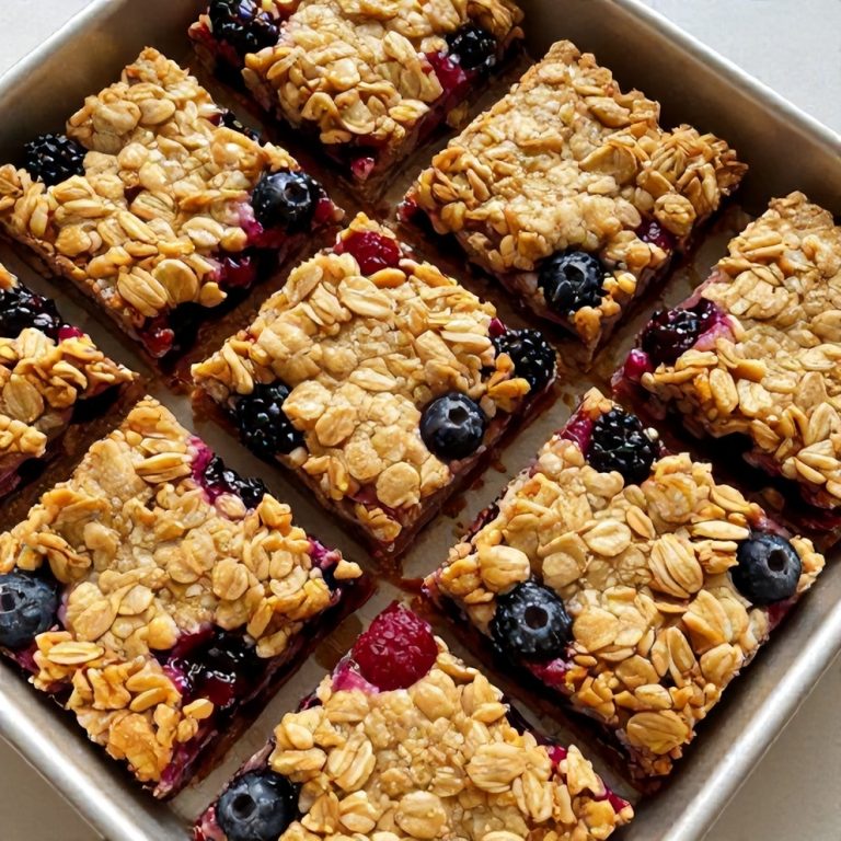 Easy Berry Oat Bars