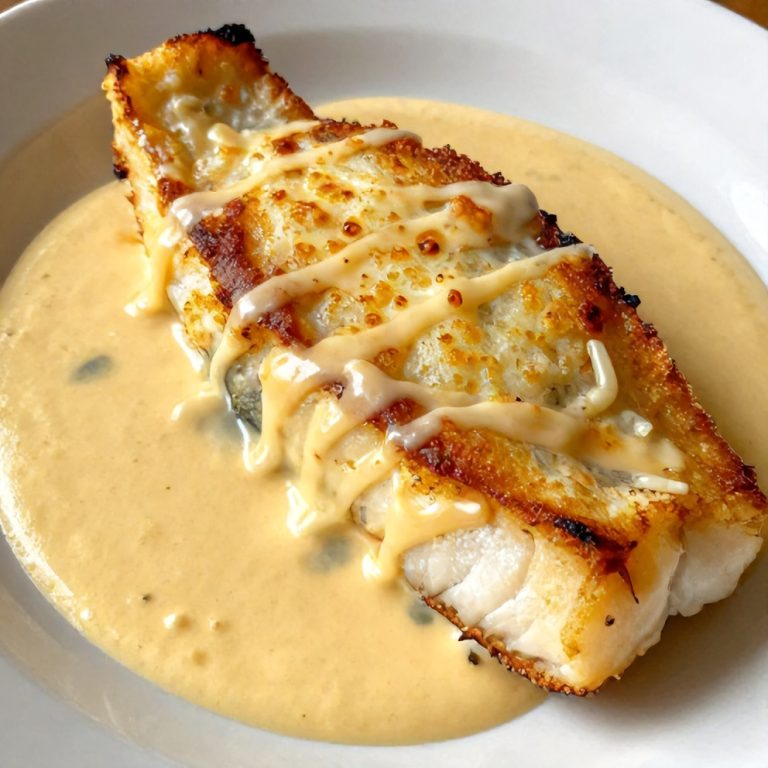 Easy Cheesy Baked Halibut