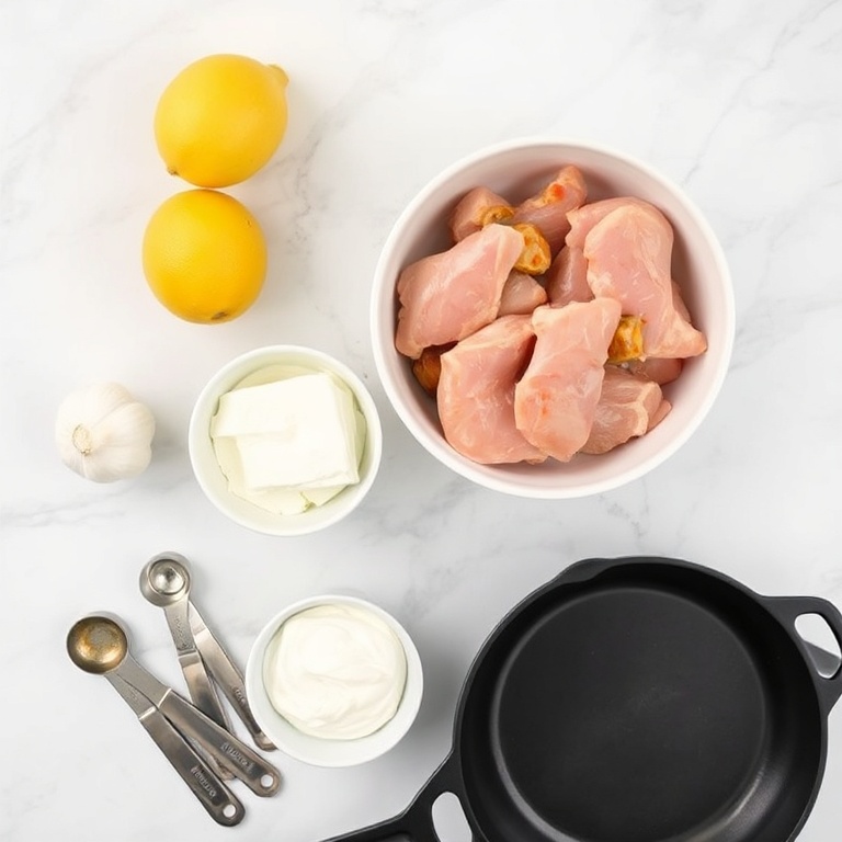 Raw ingredients for Chicken Shawarma