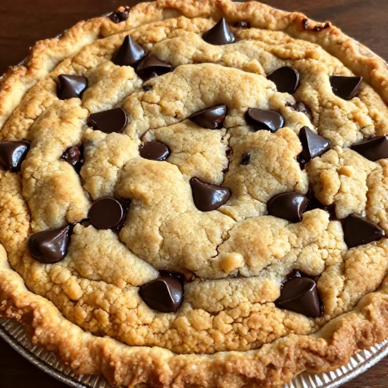 easy chocolate chip cookie pie
