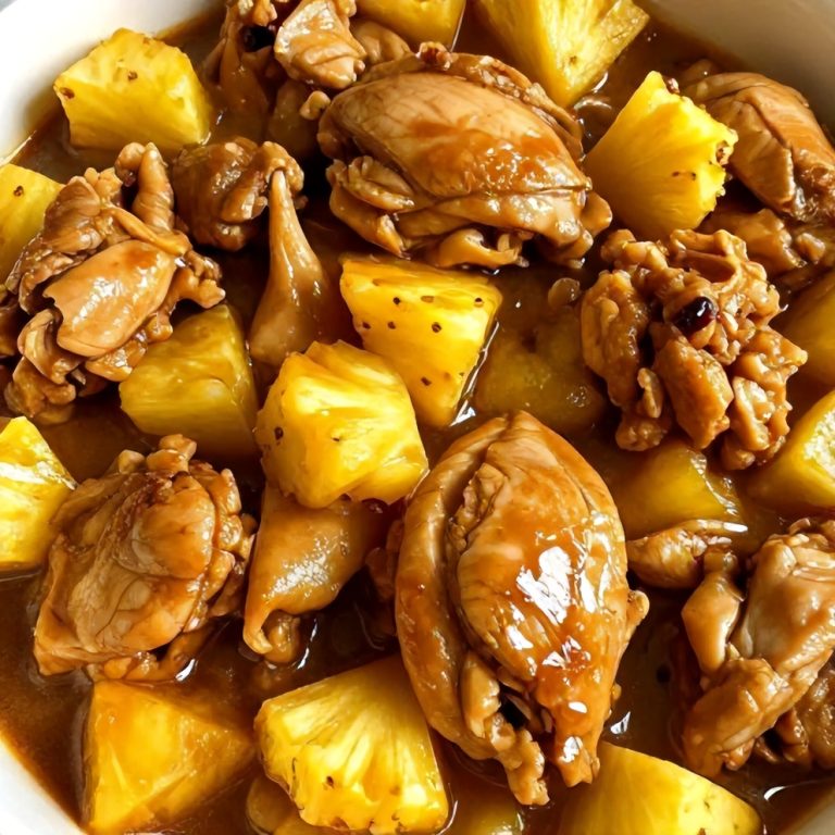 Easy Crockpot Hawaiian Chicken