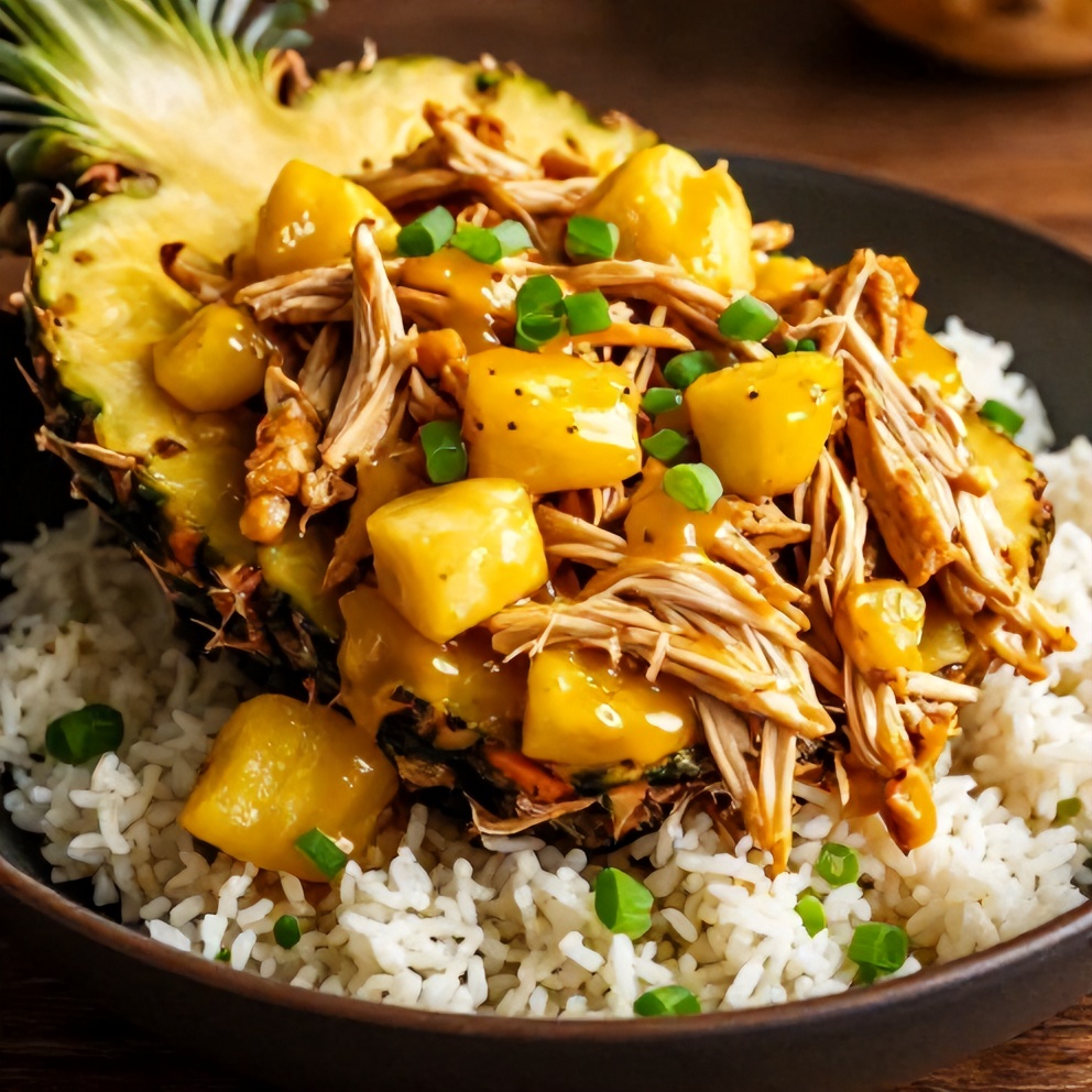 Easy Crockpot Hawaiian Chicken with Pineapple