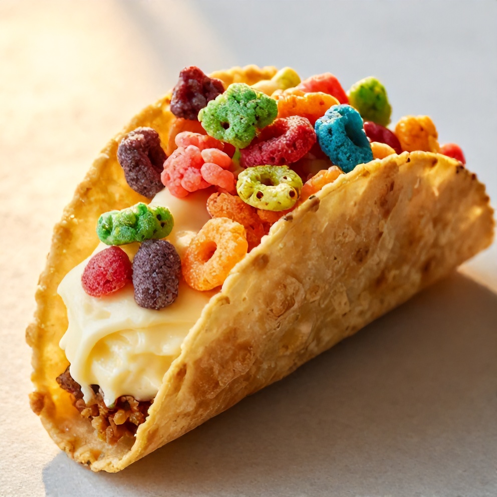Easy Fruity Pebbles Cheesecake Tacos