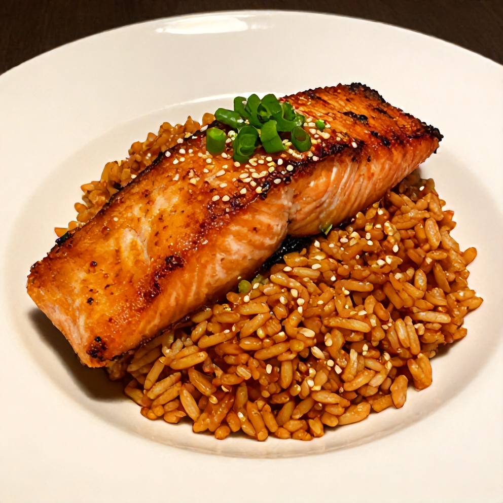 Gochujang Butter Salmon Rice Bowl Final
