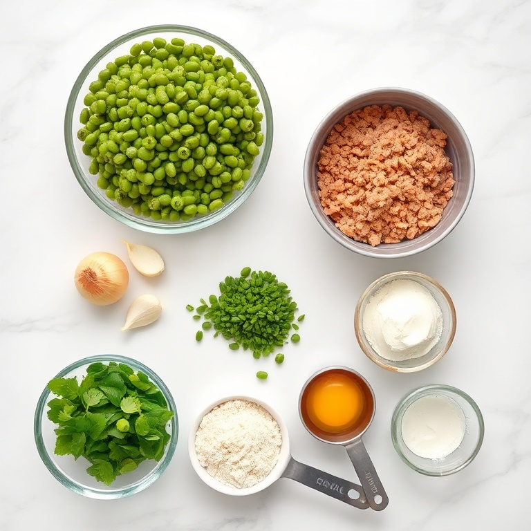 Ingredients for Greek Lentil Meatballs