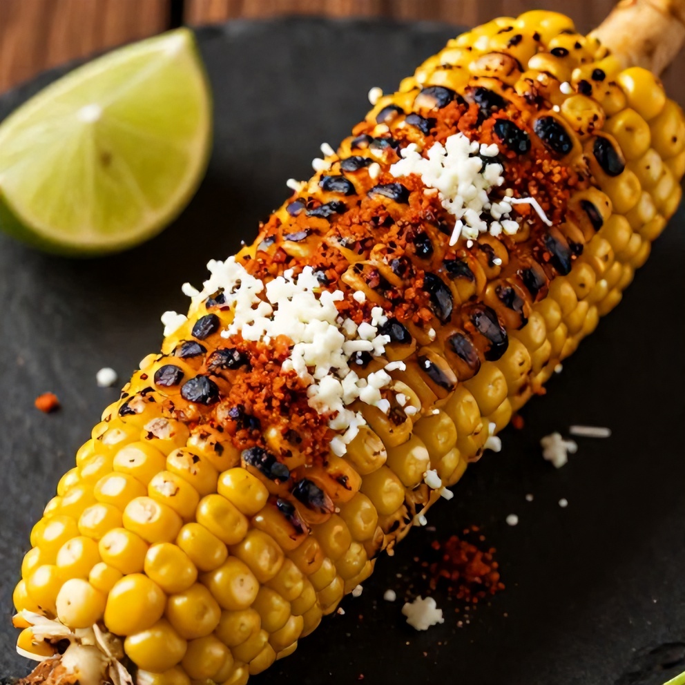 Easy Grilled Mexican Street Corn