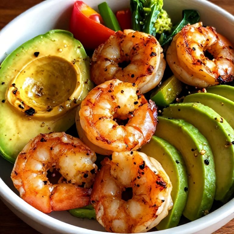 Easy Grilled Shrimp and Avocado Bowl