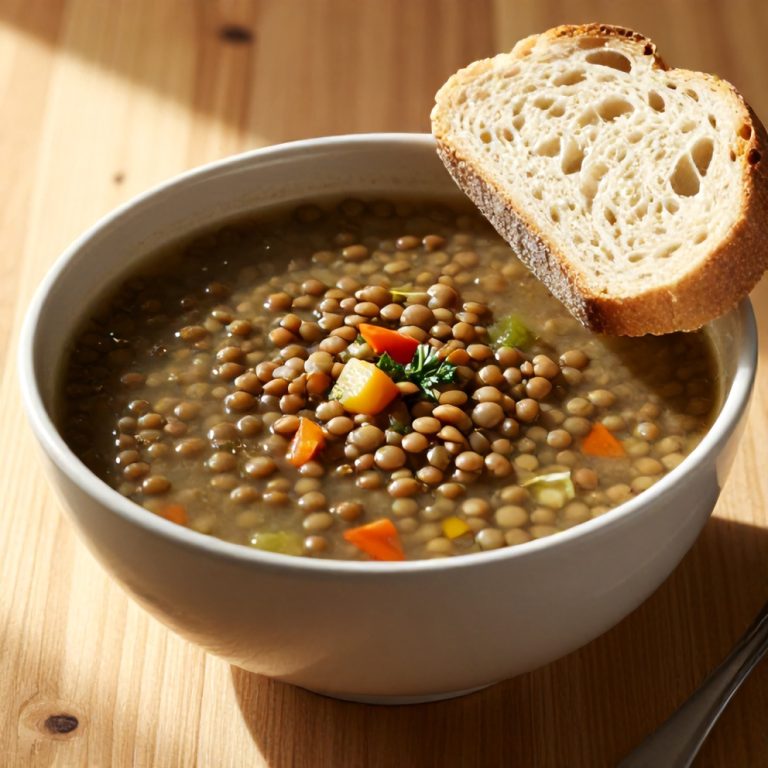 easy lentil and vegetable soup