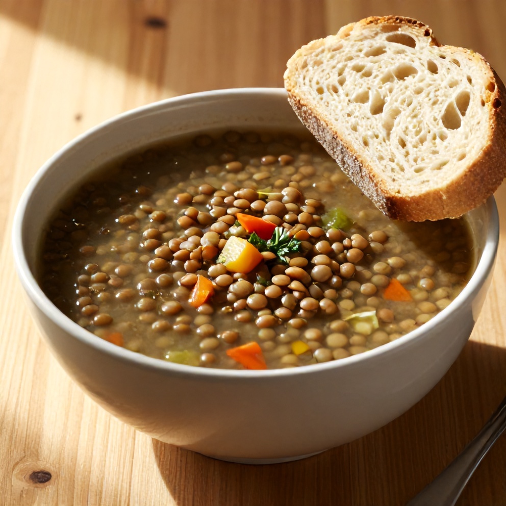 easy lentil and vegetable soup