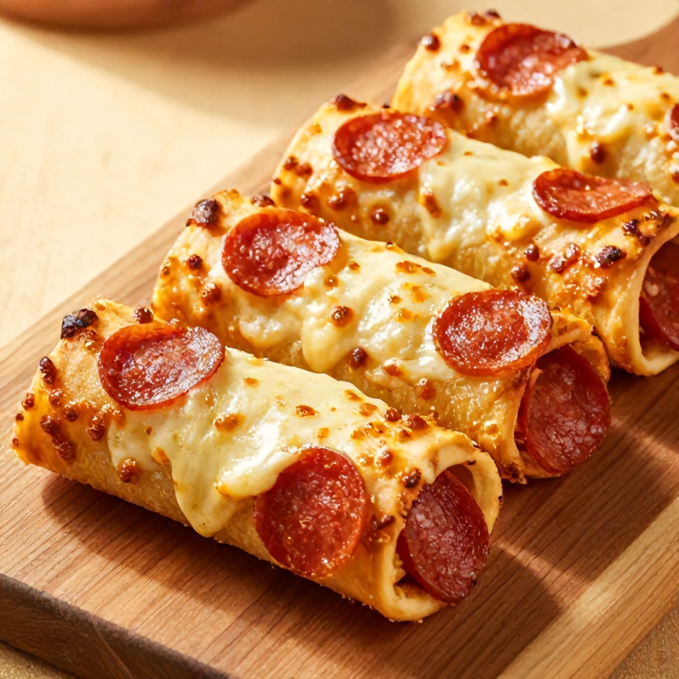 Easy High Protein Pepperoni Pizza Rolls