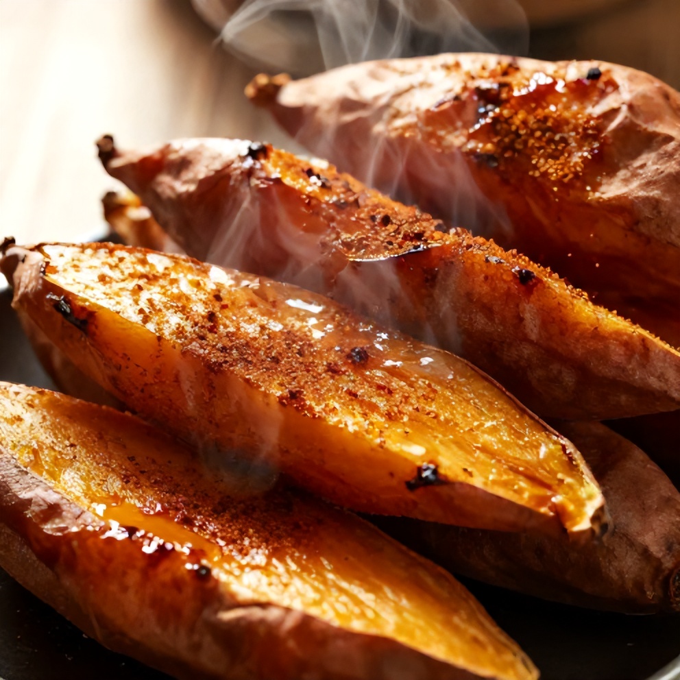 easy honey roasted sweet potatoes