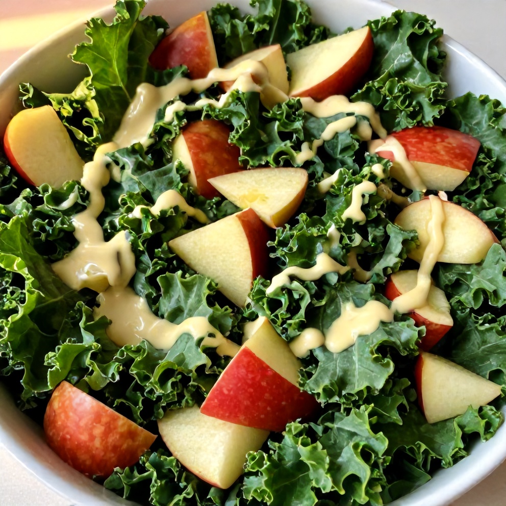 Easy Kale and Apple Salad