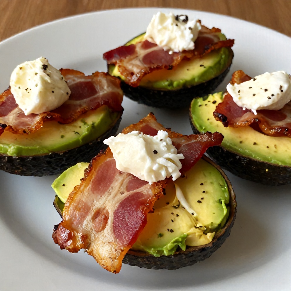 keto caprese avocado bites