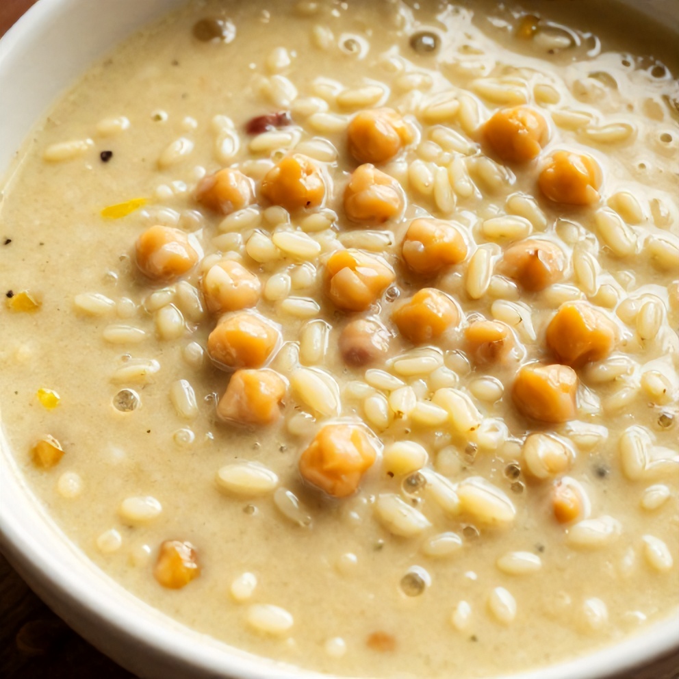 Easy Lemon Chickpea Orzo Soup