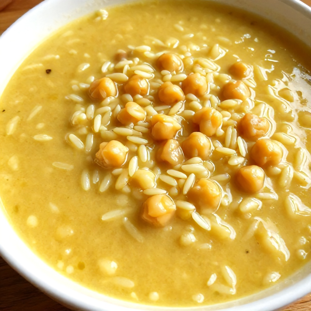 Easy Lemon Chickpea Orzo Soup