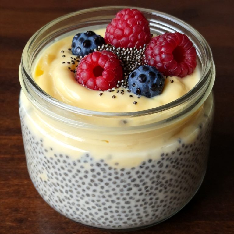 Easy Lemon Curd Chia Pudding
