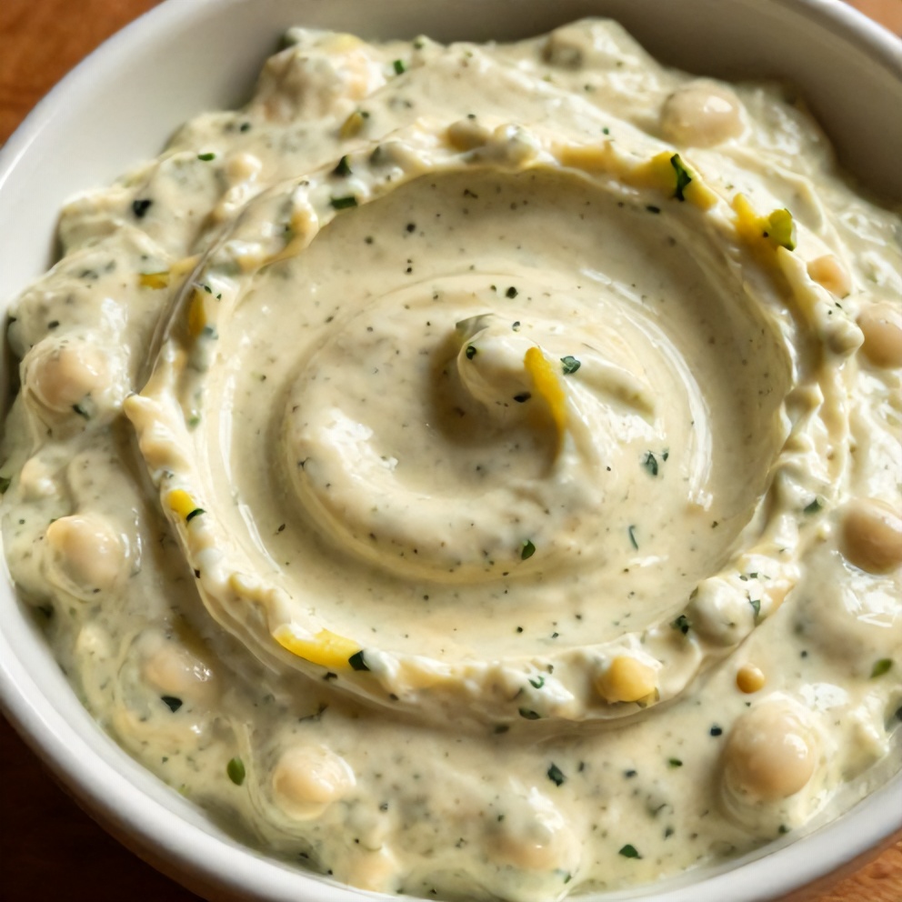 Easy Lemon Herb White Bean Dip