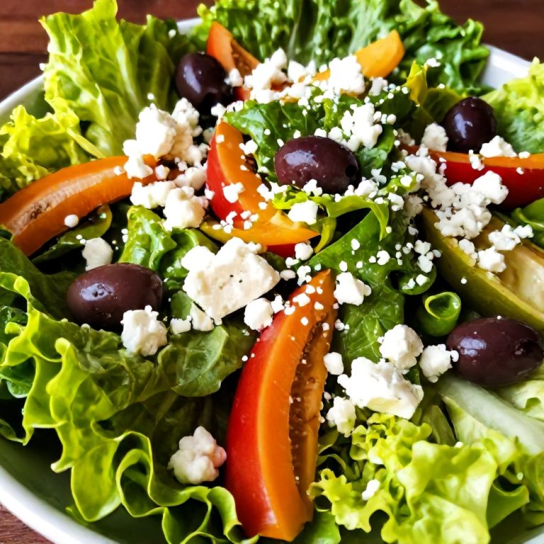 Easy Mediterranean Side Salad
