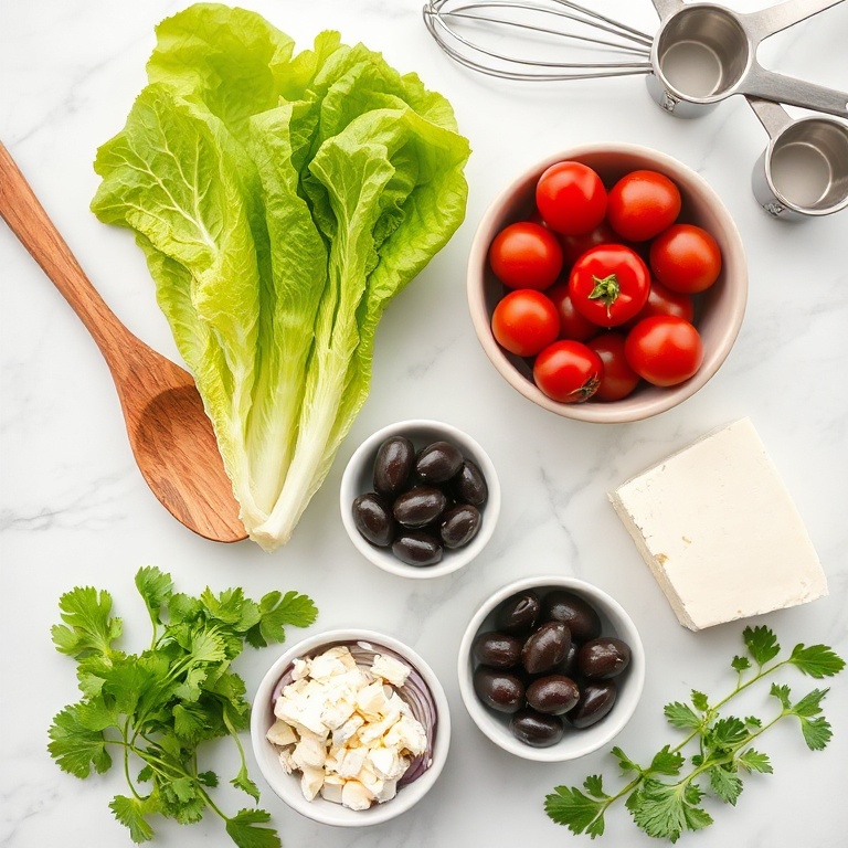 Mediterranean Side Salad Ingredients