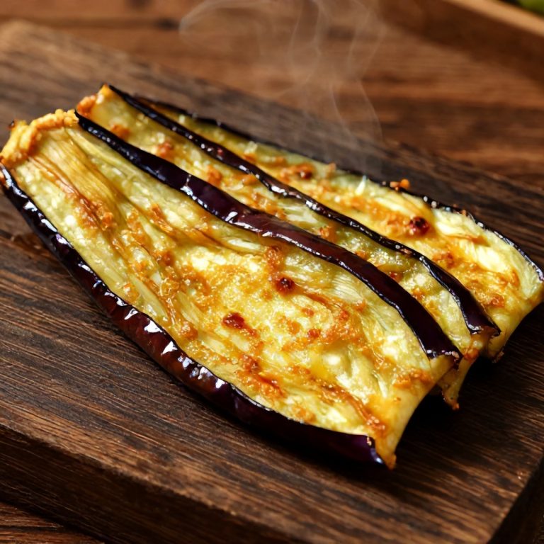 Easy Miso Glazed Eggplant