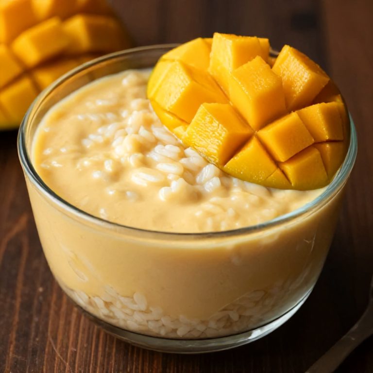 Easy No-Bake Mango Coconut Rice Pudding
