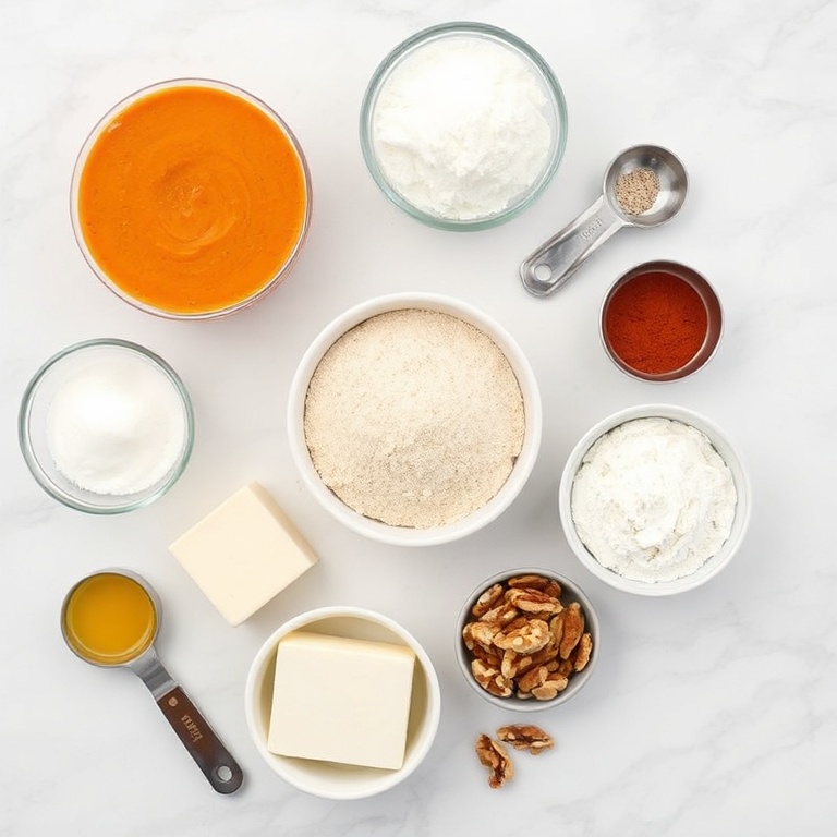 Easy Spiced Pumpkin Roll Ingredients