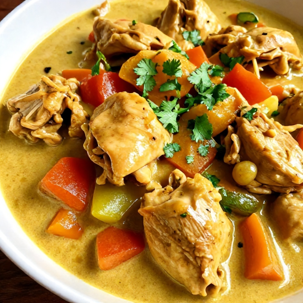 Easy Slow Cooker Chicken Curry