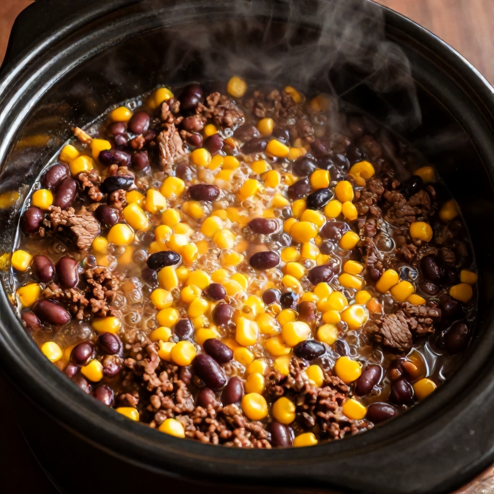 easy slow cooker cowboy casserole